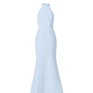 Amsale High neck bridesmaid dress